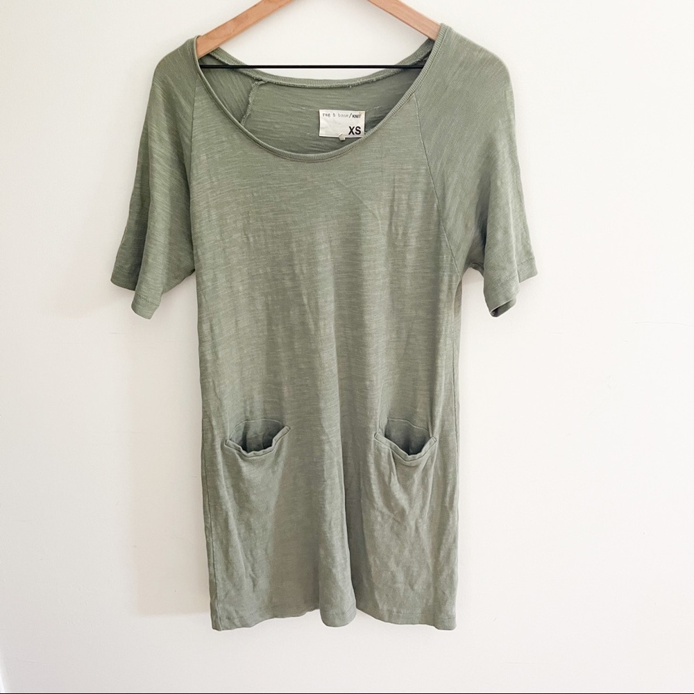 rag & bone Knit Cotton Slub Tee Dress